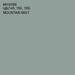 #919F9B - Mountain Mist Color Image